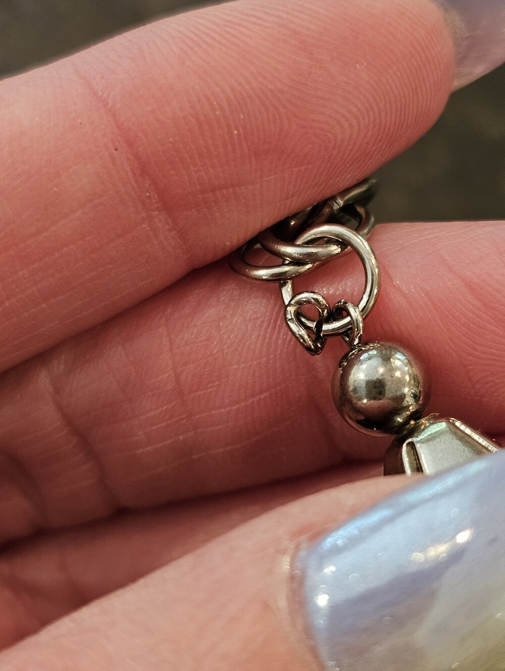 Vintage 1961 Monet "Bolero" Silvertone Lariat Necklace - Picture 8 of 9
